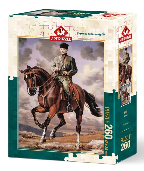 Art Puzzle Mustafa Kemal Atatürk*Femme Personnages Célèbres|Dès 9 Ans : 251 À 399 Pièces