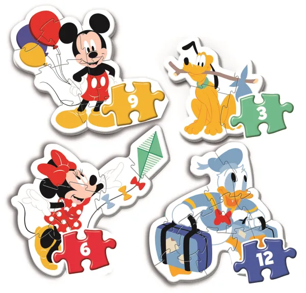 Clementoni My First Puzzle - Disney Baby (4 Puzzles)*Enfant À Partir De 2 Ans|Dès 2 Ans : Moins De 10 Pièces
