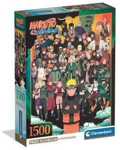 Clementoni Naruto Shippuden* De 1 500 Pièces|De 1 500 Pièces