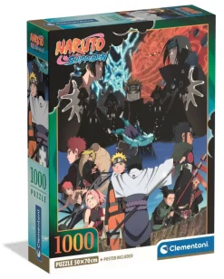 Clementoni Naruto Shippuden* De 1 000 Pièces|De 1 000 Pièces