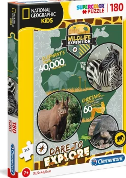 Clementoni National Geo Kids - Wildlife Expedition*Enfant À Partir De 9 Ans|Animaux Sauvages
