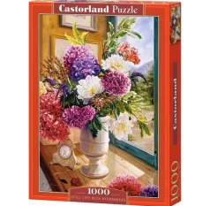 Castorland Nature Morte aux Hortensias* Rétros Et Nostalgie|Forêts, Fleurs Et Jardins