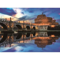 Dino Neon Puzzle - Angel Castle* Pièces Phosphorescentes|Châteaux Et Palaces