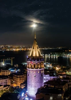 Art Puzzle Neon Puzzle - Tour de Galata* Pièces Phosphorescentes|Monuments