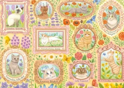 Schmidt Spiele Nobles Chats Parmi les Fleurs* Chats|Forêts, Fleurs Et Jardins