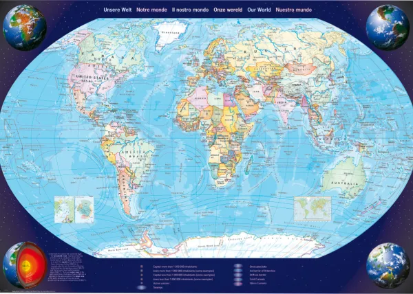 Schmidt Spiele Notre monde* De 2 000 Pièces|De 2 000 Pièces