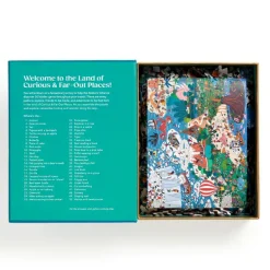 Galison Où est ________ ? Casse-tête de 500 pièces « Curieux et lointains*Femme Humour, Satire Et Wasgij|Carré