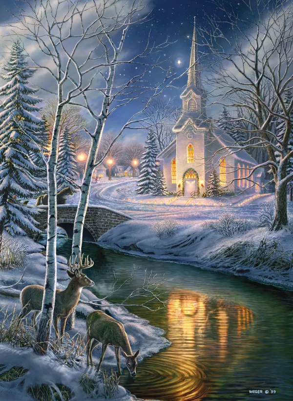 SunsOut O Sainte Nuit*Femme Noël|Neige