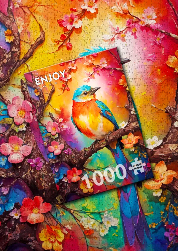 Enjoy Puzzle Oiseau Coloré* Oiseaux|Animaux De La Forêt