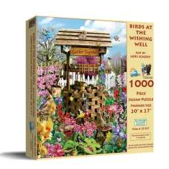 SunsOut Oiseaux près du Puits à Souhaits* Oiseaux|Forêts, Fleurs Et Jardins