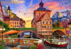 Bluebird Puzzle Old City Hall, Bamberg, Germany* Villes Et Villages|De 1 000 Pièces