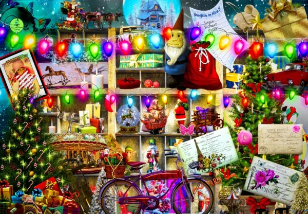 Bluebird Puzzle On Santa's Nice List*Femme Déco Et Objets|Noël