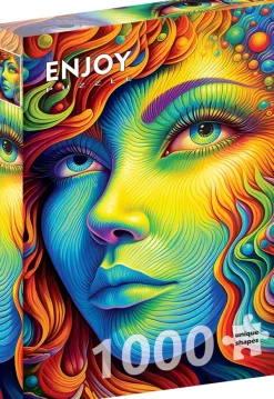 Enjoy Puzzle Painted Lady*Femme Hommes Et Femmes|Art