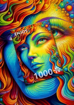 Enjoy Puzzle Painted Lady*Femme Hommes Et Femmes|Art