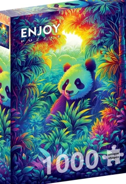 Enjoy Puzzle Panda Corner* Animaux Sauvages|Forêts, Fleurs Et Jardins