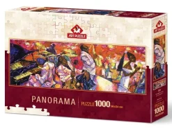 Art Puzzle Panorama - Les Couleurs du Jazz*Femme Panoramique|Musique, Danse, Instruments