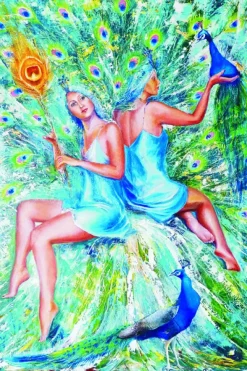 Gold Puzzle Paons*Femme Puzzles Pour Enfants|Hommes Et Femmes