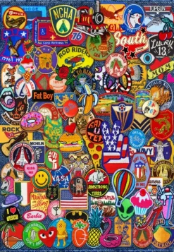 Alipson Puzzle Patch Crazy* Déco Et Objets|Collages