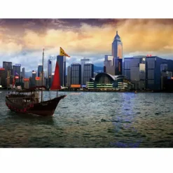 DToys Paysages Nocturnes - Hong-Kong : Baie de Hong-Kong* Pays D'Asie|Villes Et Villages