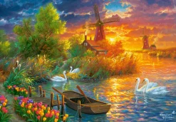 Castorland Pays-Bas Idylliques* Bateaux|Oiseaux