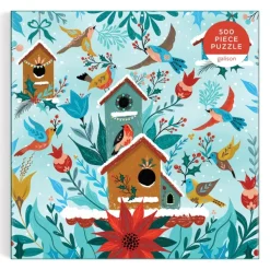 Galison Perche d'Hiver - Puzzle 500 Pièces* Oiseaux|Neige