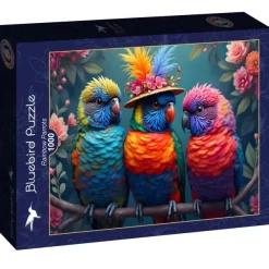 Bluebird Puzzle Perroquets Arc-en-Ciel* Forêts, Fleurs Et Jardins|De 1 000 Pièces