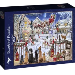 Bluebird Puzzle Pets on Porch*Femme Chiens|Noël