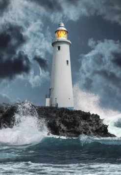 Clementoni Phare Dans La Tempête* Phares Et Moulins|De 1 000 Pièces