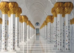 Grafika Kids Pièces magnétiques - Mosquée Cheikh Zayed, Abou Dabi, Emirats Arabes Unis*Enfant Pièces Magnétiques|Églises, Cathédrales Et Mosquées