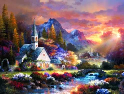 SunsOut Pièces XXL - Matin d'Espoir*Enfant Montagnes|Ponts