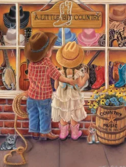 SunsOut Pièces XXL - A Bit of Country*Femme/Enfant Rétros Et Nostalgie|Musique, Danse, Instruments