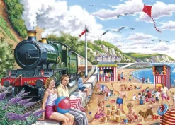 HOP - House of Puzzles Pièces XXL - Au Bord de la Mer*Enfant À Partir De 9 Ans|Trains