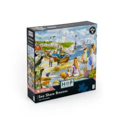 HOP - House of Puzzles Pièces XXL - Brises De Bord De Mer*Enfant Bateaux|Rétros Et Nostalgie