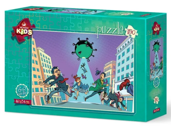 Art Puzzle Pièces XXL - Échapper au Virus*Femme À Partir De 9 Ans|Hommes Et Femmes