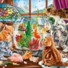 SunsOut Pièces XXL - Chatons et Aquarium*Enfant Chats|Déco Et Objets