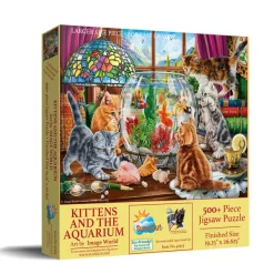 SunsOut Pièces XXL - Chatons et Aquarium*Enfant Chats|Déco Et Objets