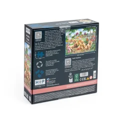 HOP - House of Puzzles Pièces XXL - Chiots Boueux*Enfant Chiens|Forêts, Fleurs Et Jardins