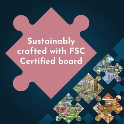 HOP - House of Puzzles Pièces XXL - Chiots Boueux*Enfant Chiens|Forêts, Fleurs Et Jardins