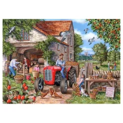 HOP - House of Puzzles Pièces XXL - Cidre Et Rosie*Enfant Tracteurs|Animaux De La Ferme