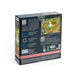 HOP - House of Puzzles Pièces XXL - Clairière Riverside*Enfant Animaux De La Forêt|Forêts, Fleurs Et Jardins