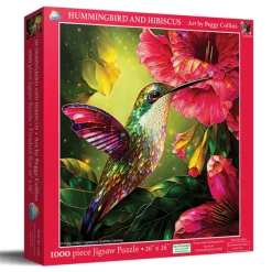 SunsOut Pièces XXL - Colibri Et Hibiscus*Enfant Oiseaux|Carré