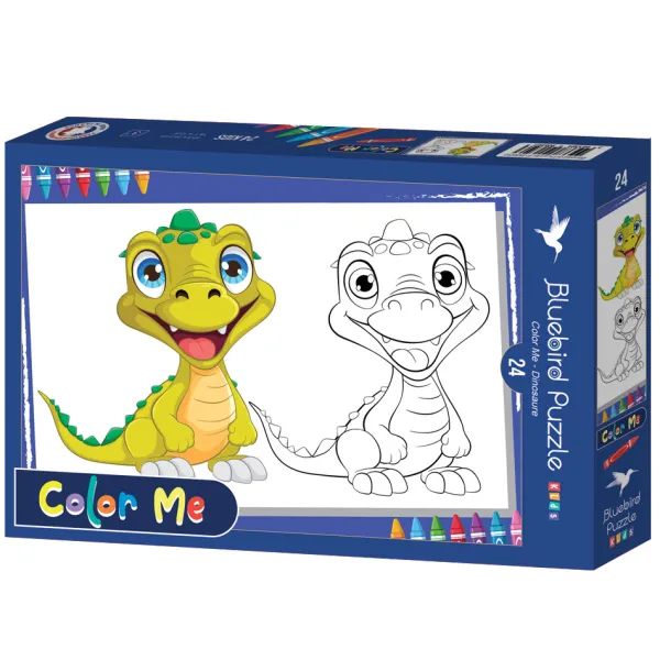 Bluebird Puzzle Pièces XXL - Color Me - Dinosaure*Enfant Dinosaures|Art Pour Les Enfants