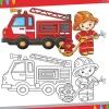 Bluebird Puzzle Pièces XXL - Color Me - Pompier*Enfant Voitures, Motos Et Camions|Pompiers, Police, Secours