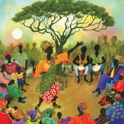 SunsOut Pièces XXL - Conteuse*Femme Pays D'Afrique|Hommes Et Femmes