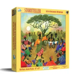 SunsOut Pièces XXL - Conteuse*Femme Pays D'Afrique|Hommes Et Femmes