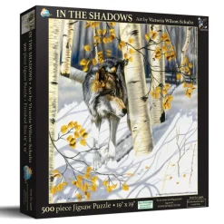 SunsOut Pièces XXL - Dans l'Ombre*Enfant Loups|Animaux Sauvages