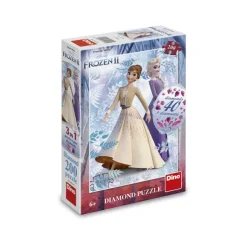 Dino Pièces XXL - Diamond Puzzle - La Reine des Neiges II*Enfant À Partir De 9 Ans|Puzzles Pour Enfants