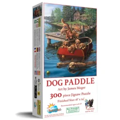 SunsOut Pièces XXL - Dog Paddle*Enfant Bateaux|Chiens
