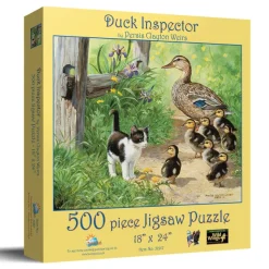 SunsOut Pièces XXL - Duck Inspector*Enfant Animaux De La Ferme|Chats