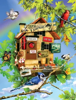 SunsOut Pièces XXL - Fish All Day*Enfant Oiseaux|Déco Et Objets